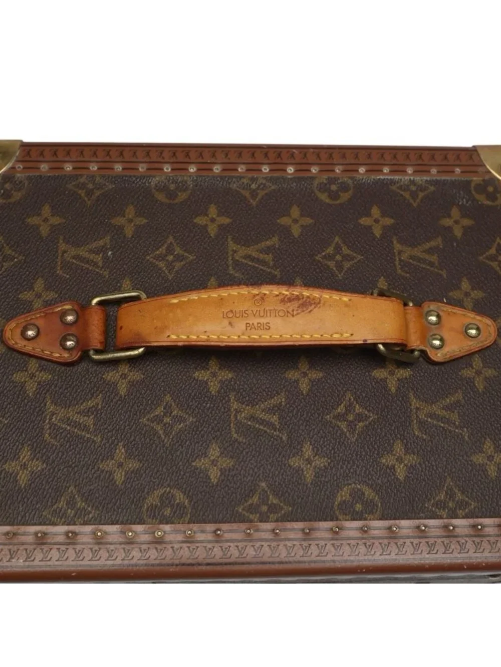 Louis Vuitton Monogram Makeup Case Boite Flacon Bag Brown